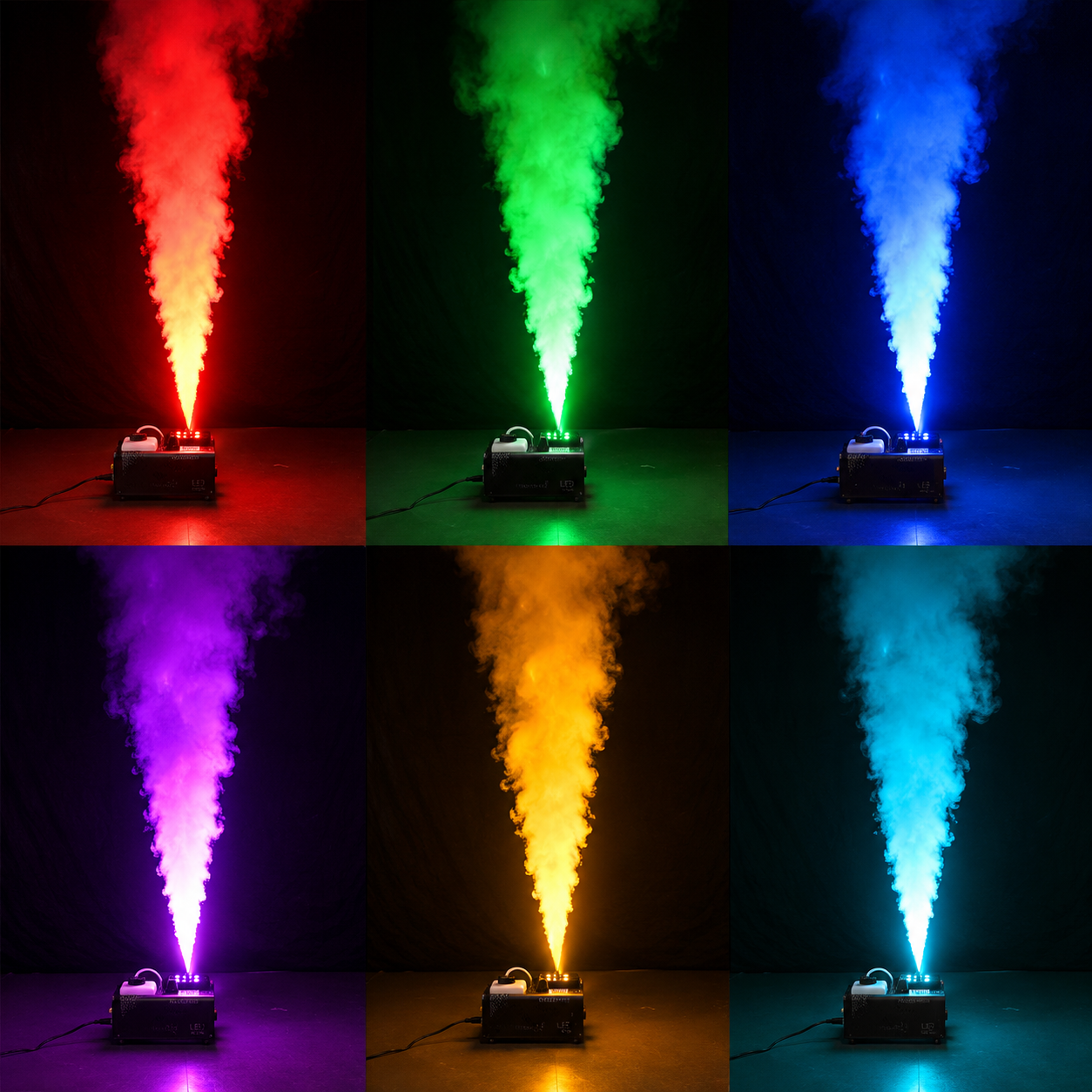 CO2 liquid jet machine RGB LED color options